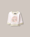 Sudadera Estampada Conejo,BLANCO