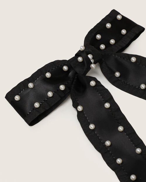 Moño Negro Para Cabello