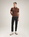 Pantalón Verde Fit Slim,NEGRO