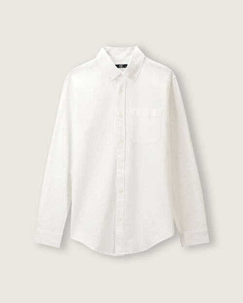 Camisa Manga Larga Blanca
