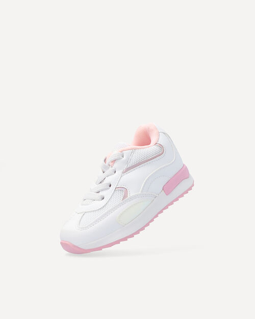 Tenis Blanco Contraste