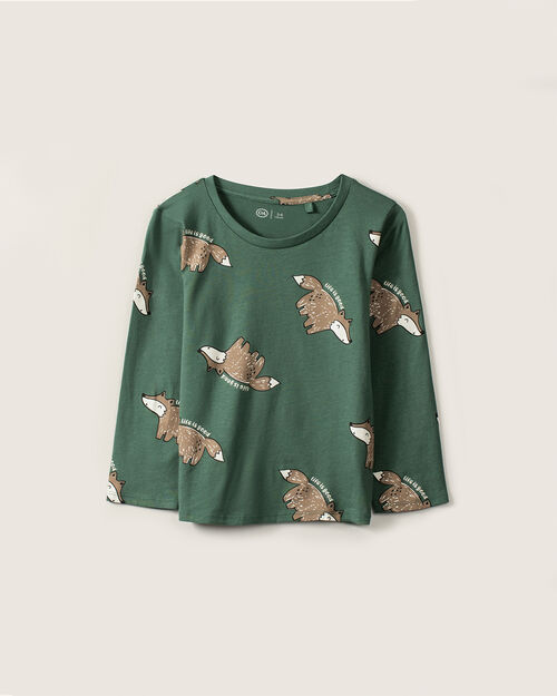 Playera Verde Con Diseño