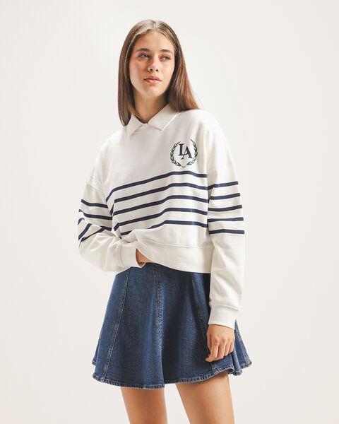 Sudadera Cerrada Rayas