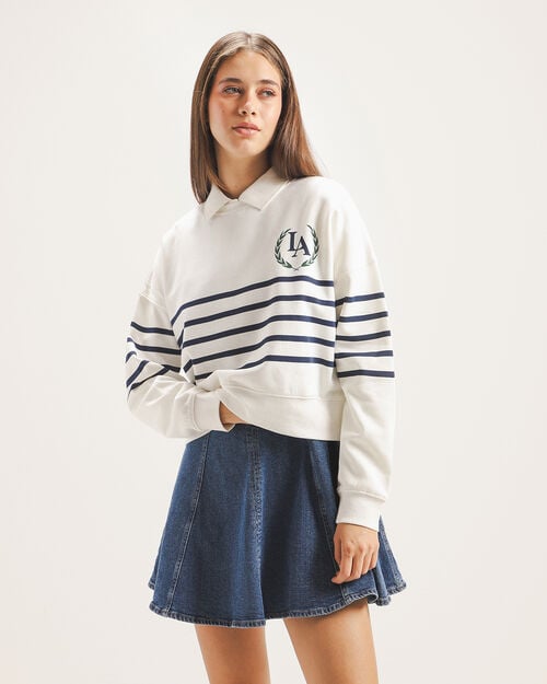 Sudadera Cerrada Rayas