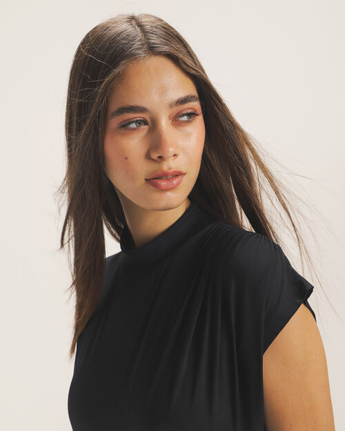 Body Cuello Alto Negro