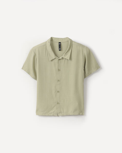 Camisa Verde Botones