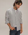 Camisa Oversize Blanca,AZUL MARINO