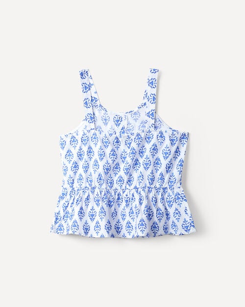 Blusa Peplum Estampada