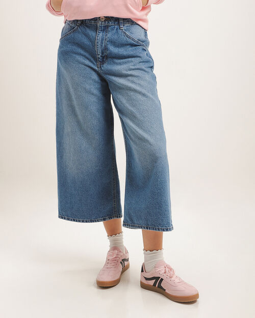 Jeans Azul Culotte