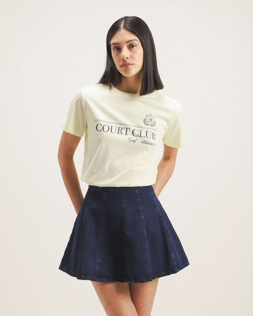 Playera B&aacute;sica Amarilla