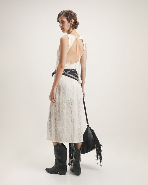 Vestido Midi Encaje