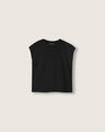 Playera Manga Sisa,NEGRO