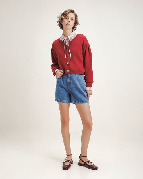 Short Azul Fit Loose