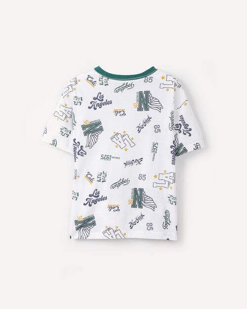 Playera Relaxed Estampada
