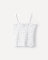 Top Smock Tirantes,BLANCO