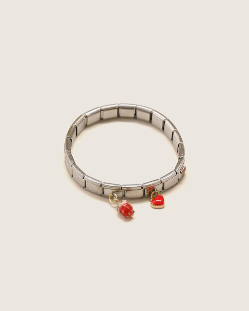 Pulsera Charm Plateada