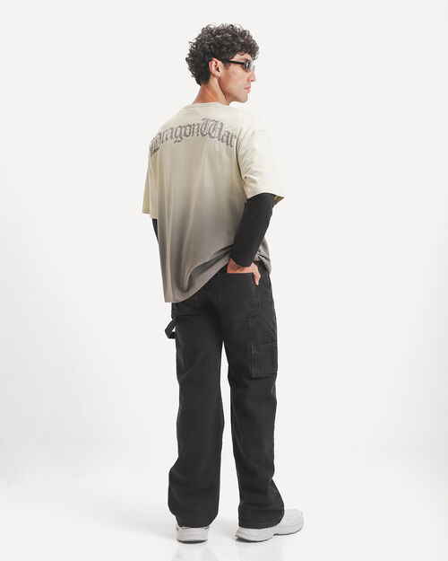 Straight Jeans Negro Carpintero