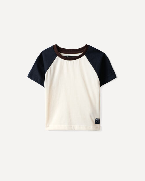 Playera Ranglan Azul