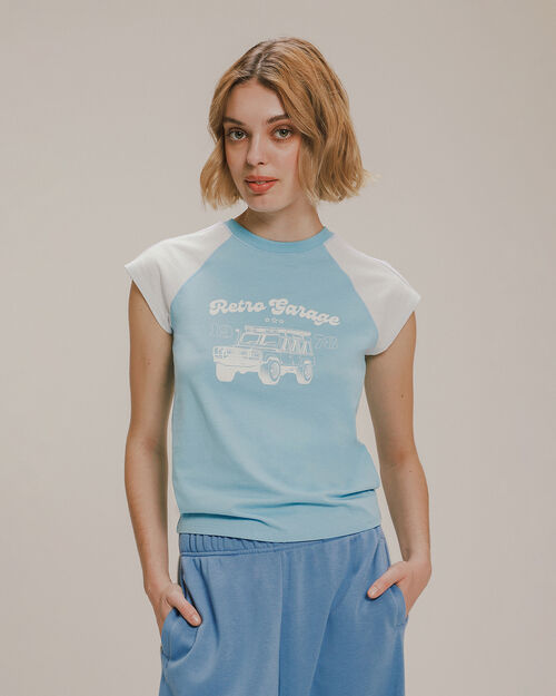 Playera Mangas Ranglan