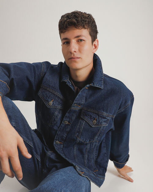 Chamarra Mezclilla Oversize