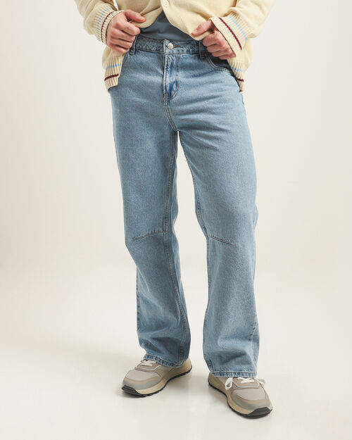 Jeans Fit Baggy Cropped