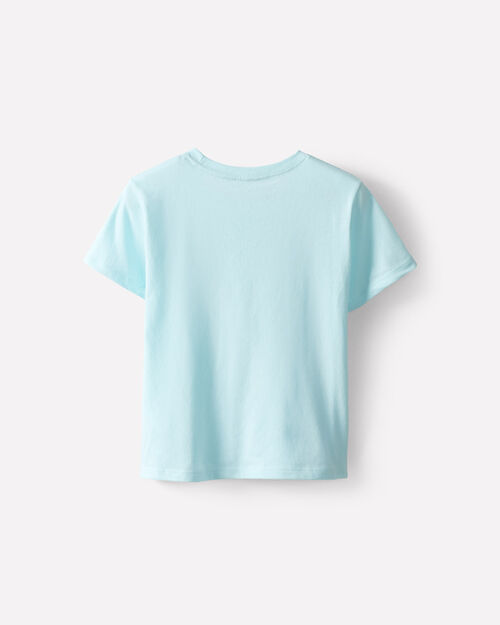 Playera Azul Texto