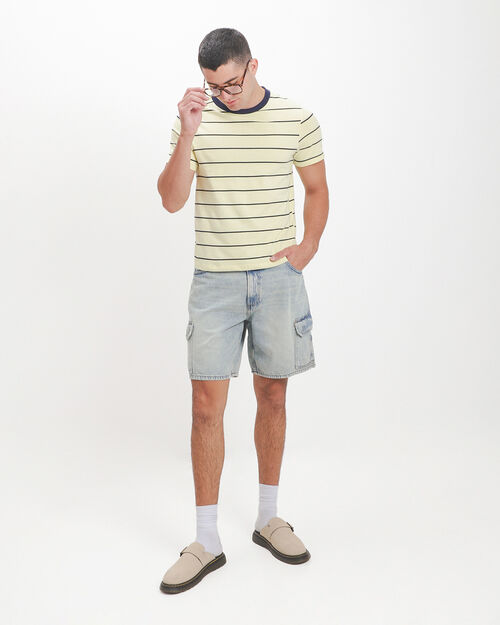 Bermuda Loose Cargo Azul