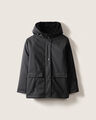 Chamarra Impermeable Café,NEGRO