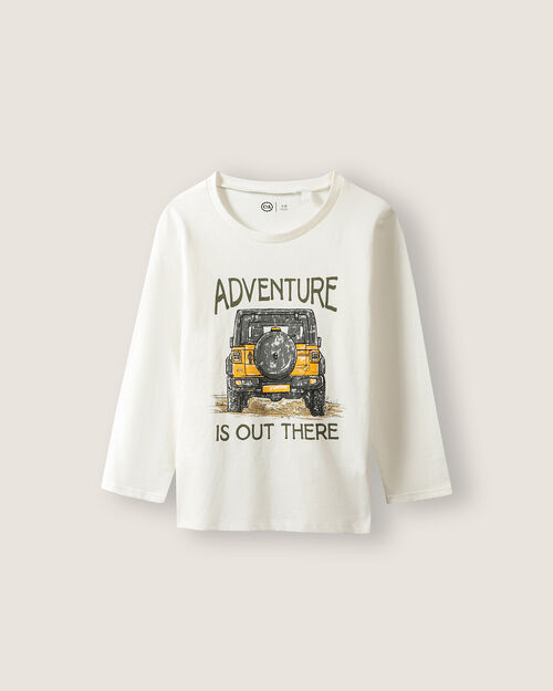 Playera Blanca Manga Larga