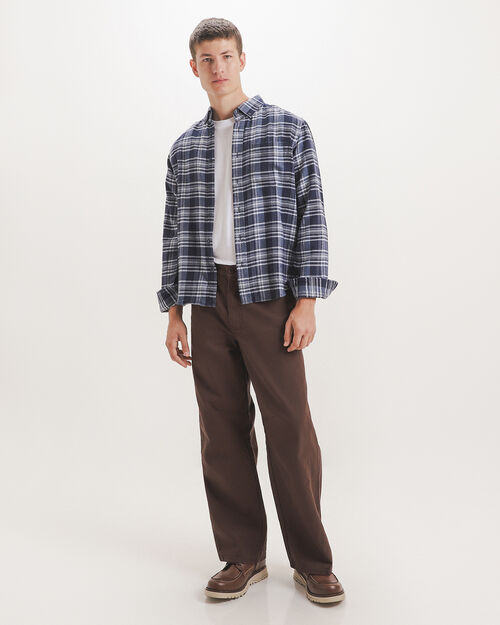 Camisa Azul Cuadros