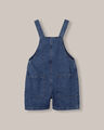 Jumpsuit Short De Mezclilla,AZUL ULTRAMAR