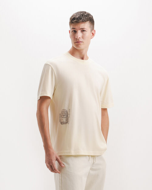 Playera Blanca Fit Relaxed