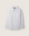 Camisa Manga Larga Azul,BLANCO HUESO
