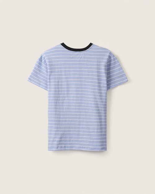 Playera Azul Rayas