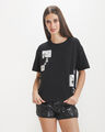 Playera Boxy Jack,NEGRO