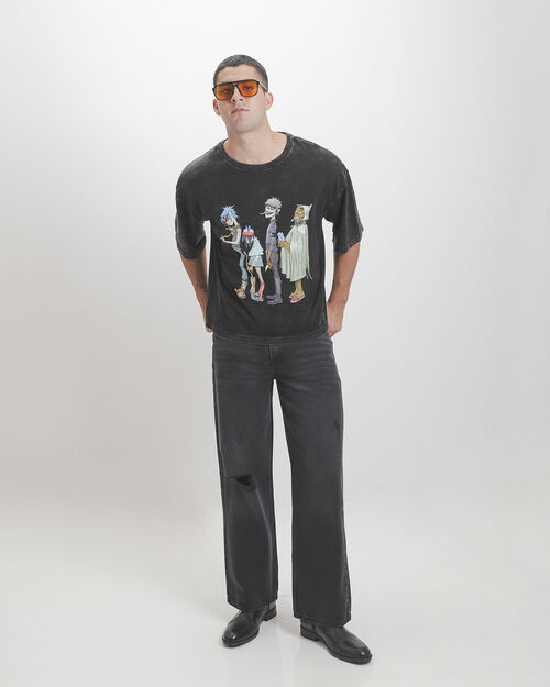Playera Boxy Gorillaz