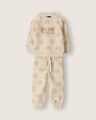Conjunto Estampado Simba,CREMA