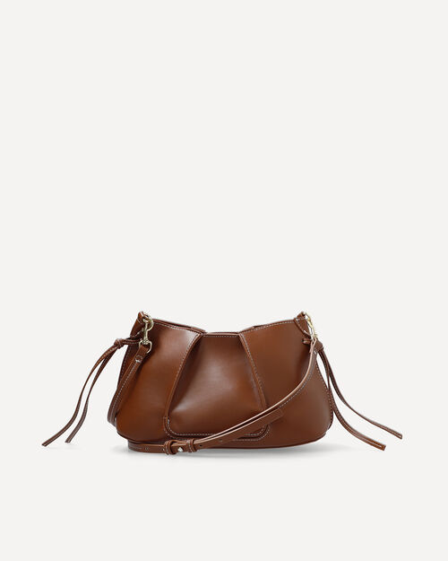 Bolso Caf&eacute; Cordones