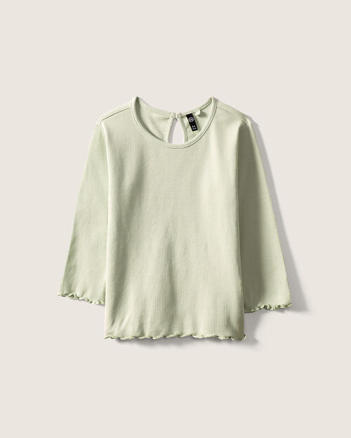 Playera Manga Larga Verde