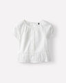 Blusa Blanca Textura,BLANCO