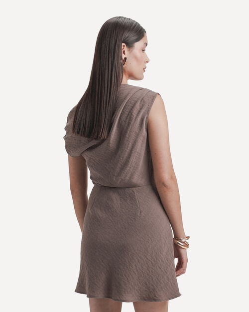 Vestido Corto Textura