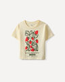 Playera Dise&ntilde;o Frutas,AMARILLO CLARO