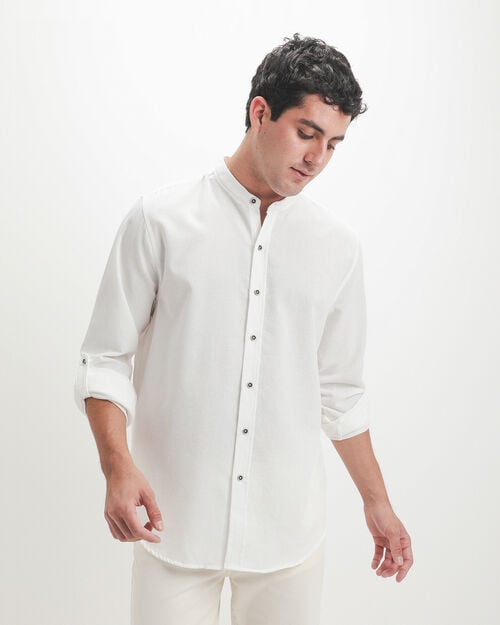 Camisa Roll Up Blanca