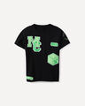 Playera Dise&ntilde;o Minecraft,NEGRO