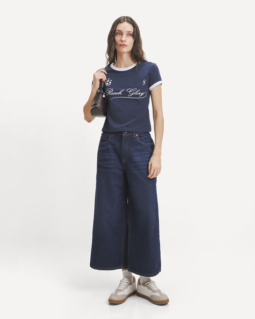 Culotte Jeans Marino