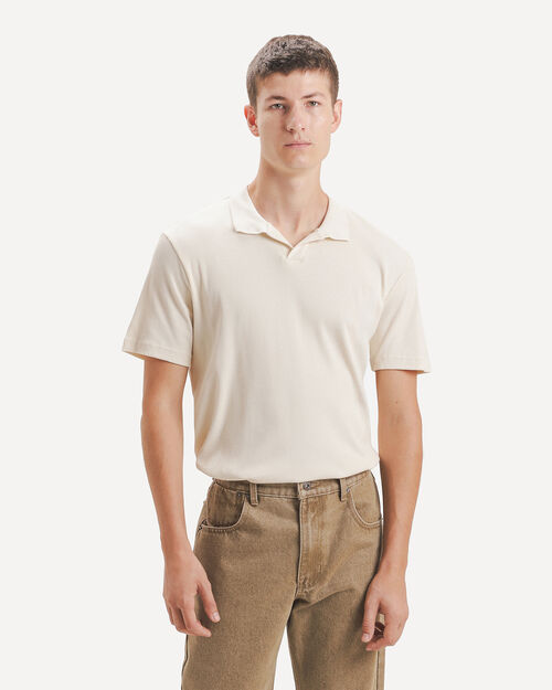 Polo Beige Tejida