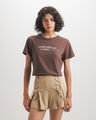 Playera Beige Gr&aacute;fico,CAFE