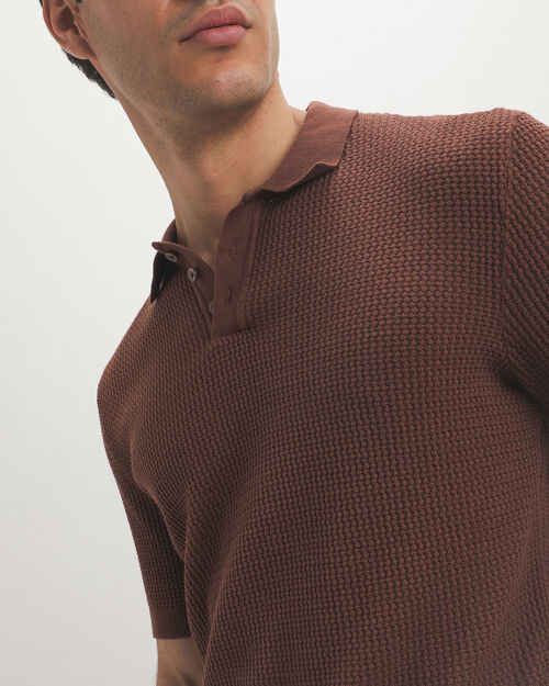 Polo Caf&eacute; Textura