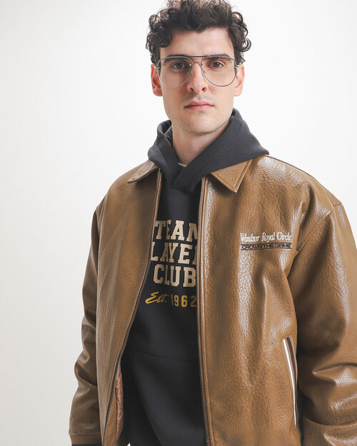 Chamarra Caf&eacute; Bomber