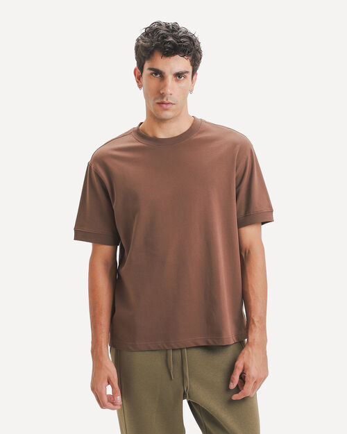 Playera Relaxed Caf&eacute;